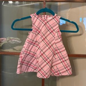 Gymboree Pink and White Plaid Dress